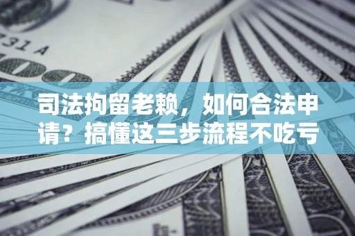 济南司法拘留老赖，如何合法申请？搞懂这三步流程不吃亏！