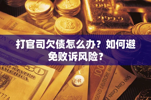济南打官司欠债怎么办？如何避免败诉风险？