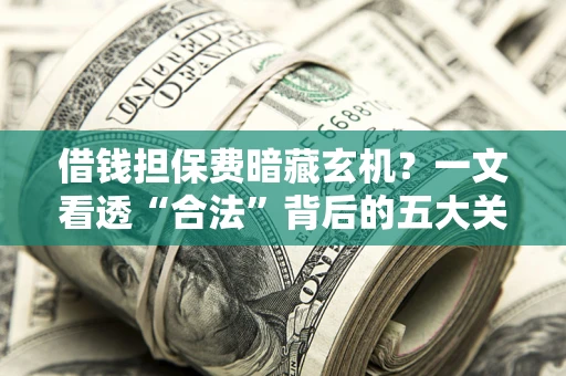 济南借钱担保费暗藏玄机？一文看透“合法”背后的五大关键陷阱