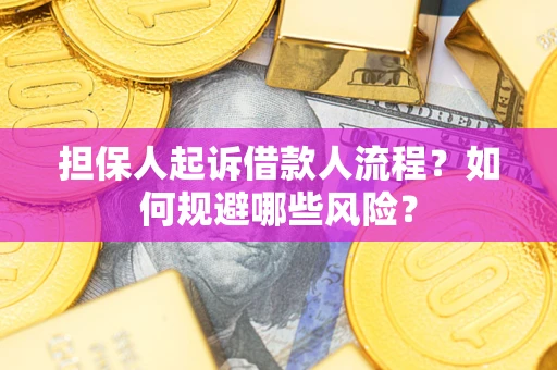 济南担保人起诉借款人流程？如何规避哪些风险？