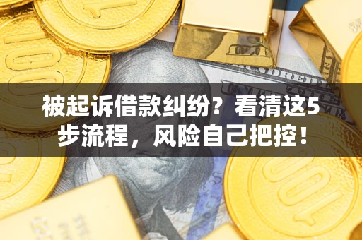 济南被起诉借款纠纷？看清这5步流程，风险自己把控！