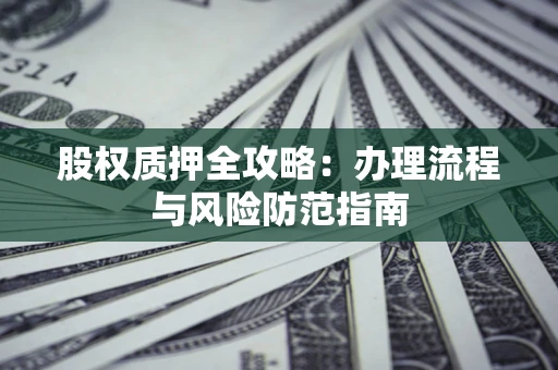 济南股权质押全攻略：办理流程与风险防范指南